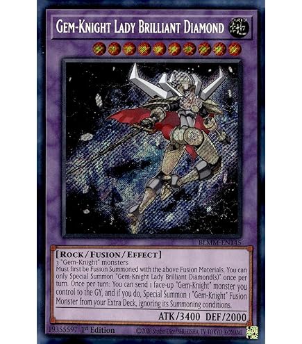 Amazon.com: Gem-Knight Master Diamond (Platinum Secret Rare) - RA04-EN178 -  Platinum Secret Rare