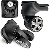 Dual Spinner Luggage Wheels Replacement for Suitcase 2 Pcs | Wheels Parts Roller Suitcase Tourister Travel Trunk Caster Luggage Replacement Kit