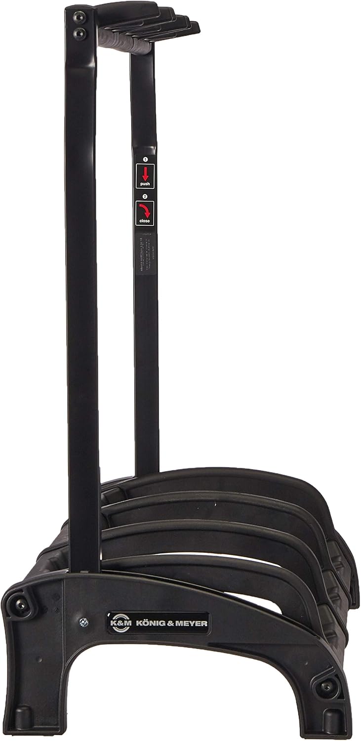 K&M Konig & Meyer 17513.016.55 Guardian 3 Guitar Stand, Black - Image 4