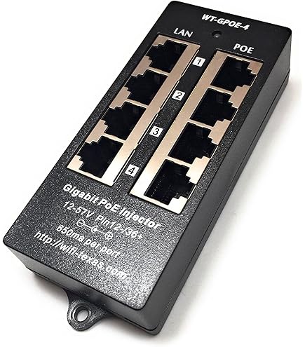 Amazon.com: HPE 1-Port Power Injector - PoE Injector : Electronics