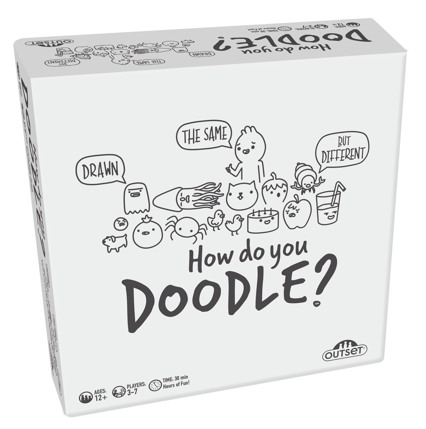 How Do You Doodle? Board Game - The Fast paced Drawing Game - for 3 to 7 Players Ages 12 and up by Outset