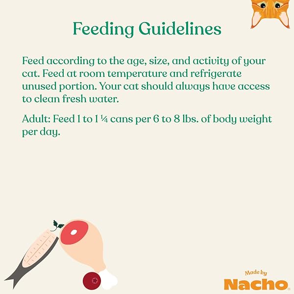 MADE BY NACHO PREMIUM WET CAT FOOD GRAIN-FREE PATE CANS (CHICKEN, SALMON, TURKEY AND KITTEN) (CHICKEN AND HERRING – 24 PACK, 5.5 OUNCE)