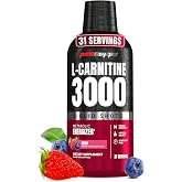 ProSupps L-Carnitine Liquid 3000, Stimulant-Free Liquid Shots, Berry | Clean Workout Drink for Energy, Performance &amp; Muscle Recovery - No Sugar, No Carbs - 31 Servings