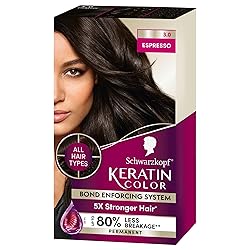 Schwarzkopf Keratin Color Permanent Hair Color, 3.0