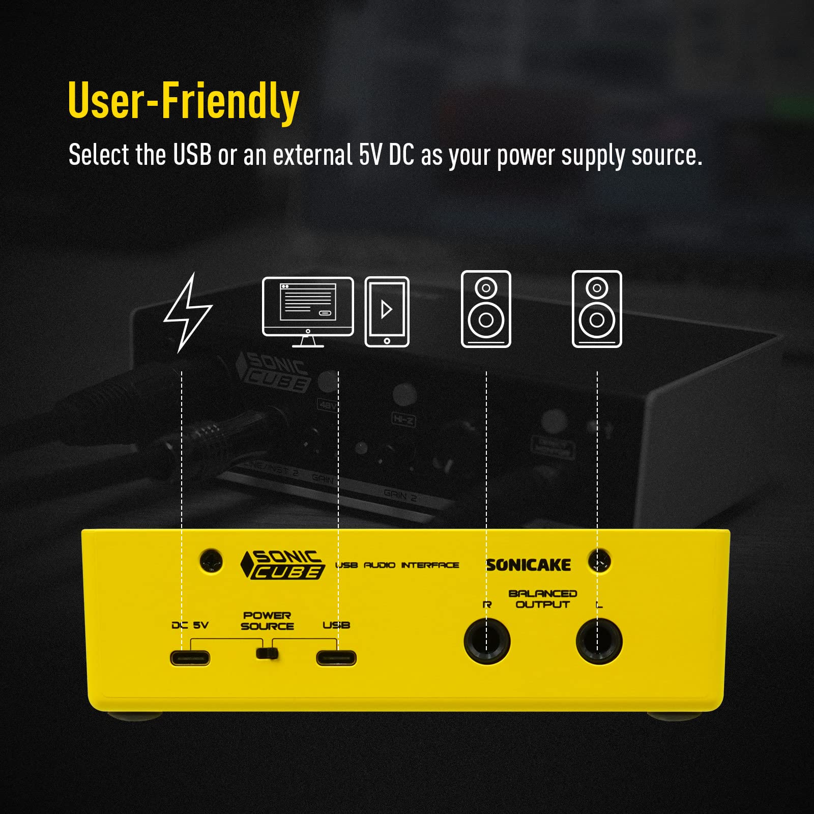 Mua SONICAKE Sonic Cube Audio Interface Computer USB Audio Interfaces ...