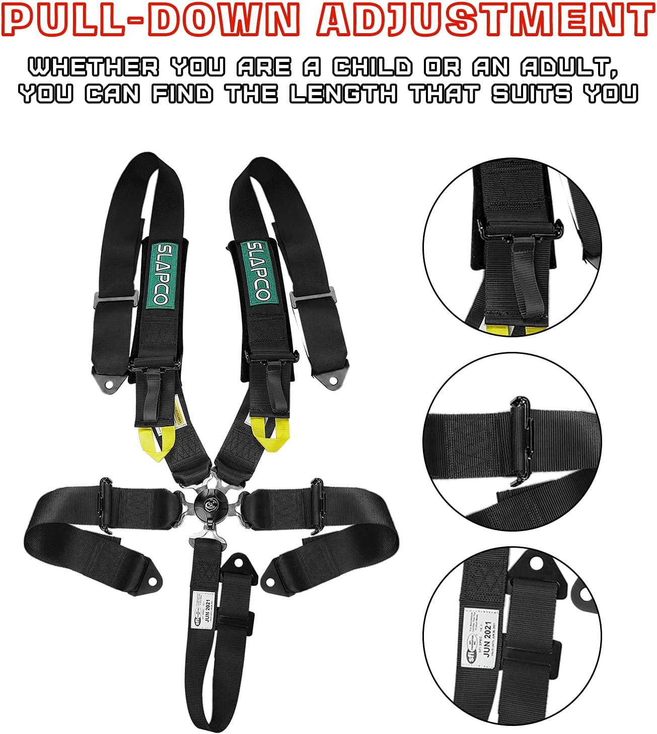 5 point harness quick release