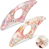 2Pcs Book Page Holder Book Thumb Page Holder Thumb Ring Books Marks for Reading Accessories Transparent Bookmarks for Women Best Friend Friendship Christmas Gifts for Books Lovers Teacher Readers