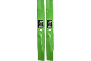 8TEN LawnRAZOR Blade Set for John Deere 42 inch Deck LT160 SST15 SST16 EZtrak AM137327 AM141032 M154061 (High Lift)