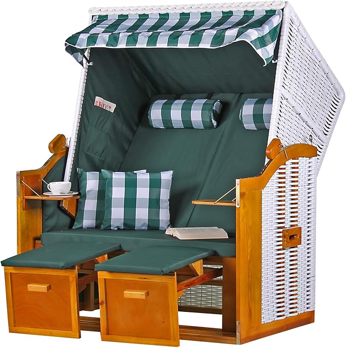 Amazon.de: Mr. Deko Strandkorb Ostsee Volllieger Strandstuhl