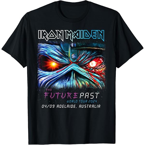 Iron Maiden The Future Past Tour Tシャツ Amazon.com: Iron Maiden - Future Past Tour London T-Shirt