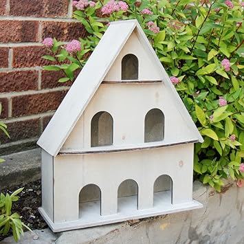 Dibor Rustic Style Natural Finish Free Standing Six Door Perch