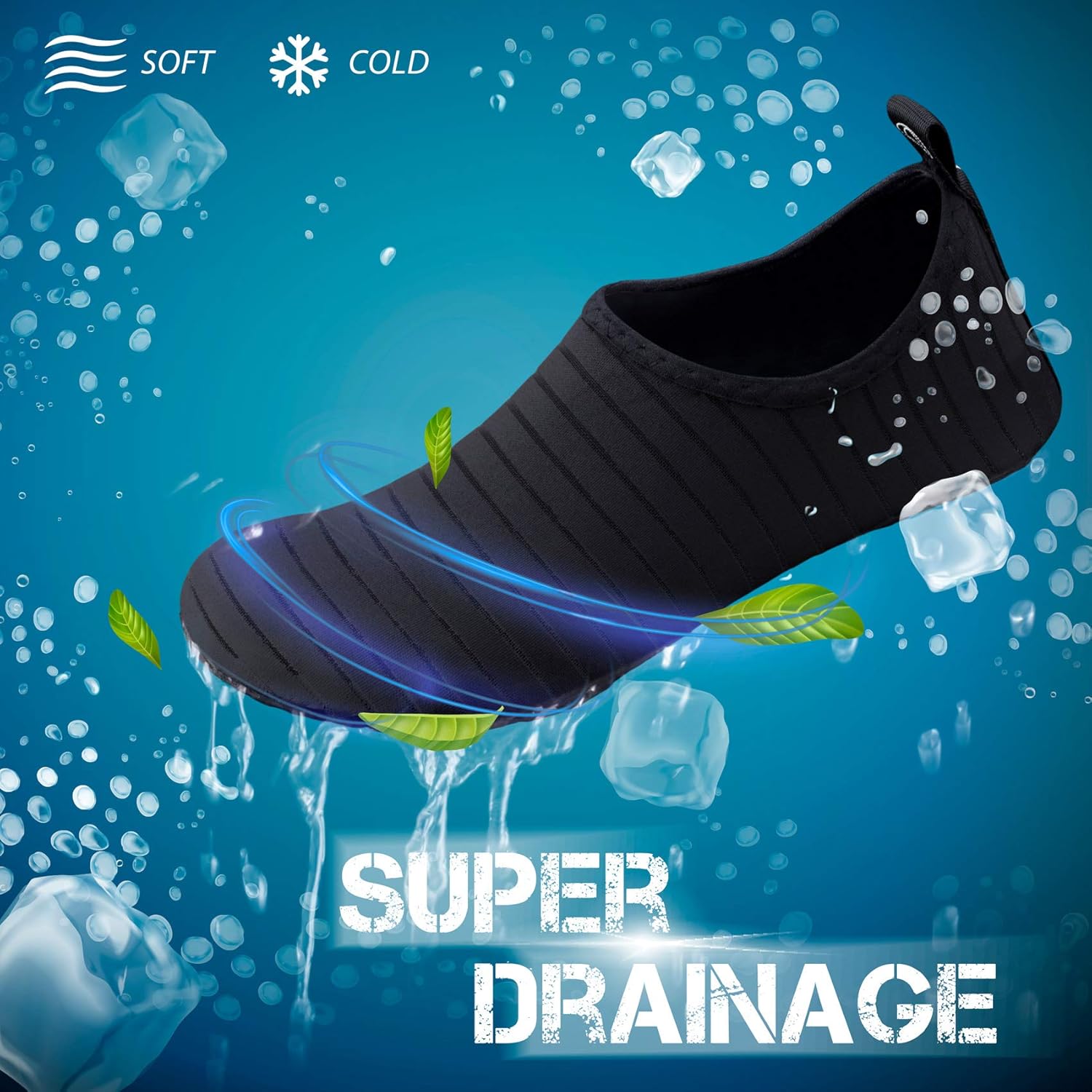  | SIMARI Womens and Mens Water Shoes Quick-Dry Aqua Socks Barefoot for Outdoor Beach Swim Surf Yoga Exercise SWS001 | Water Shoes