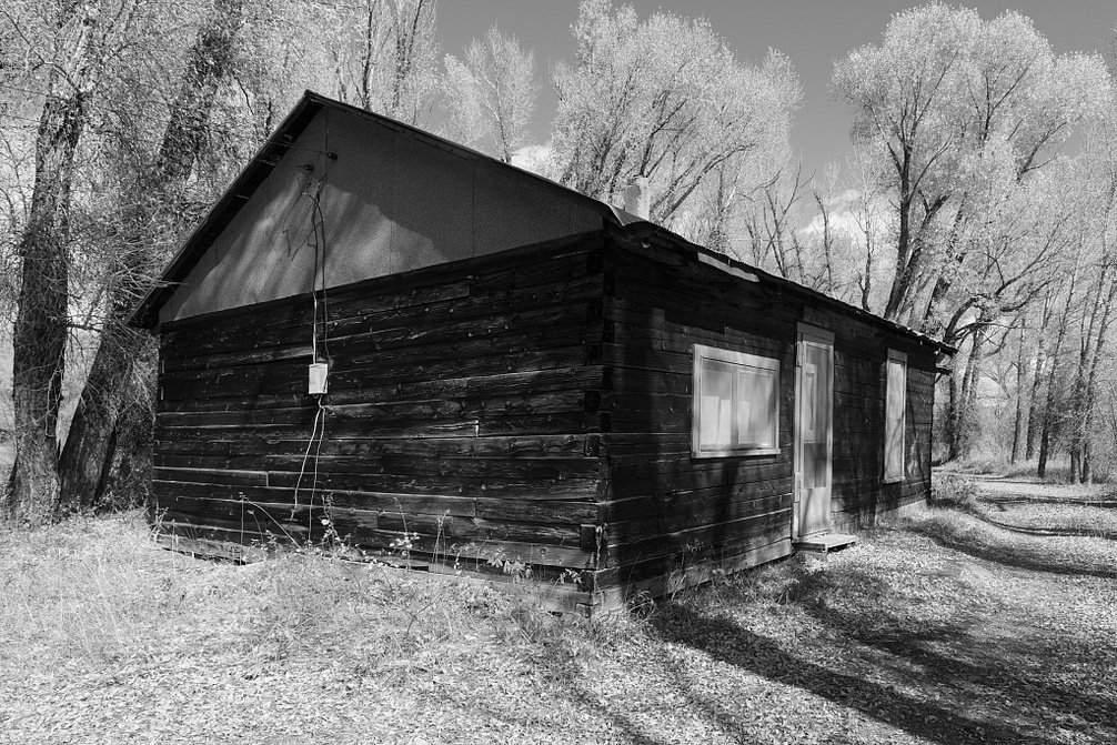 Amazon Com Vintography 18 X 24 B W Photo A Cabin Rented Fishermen
