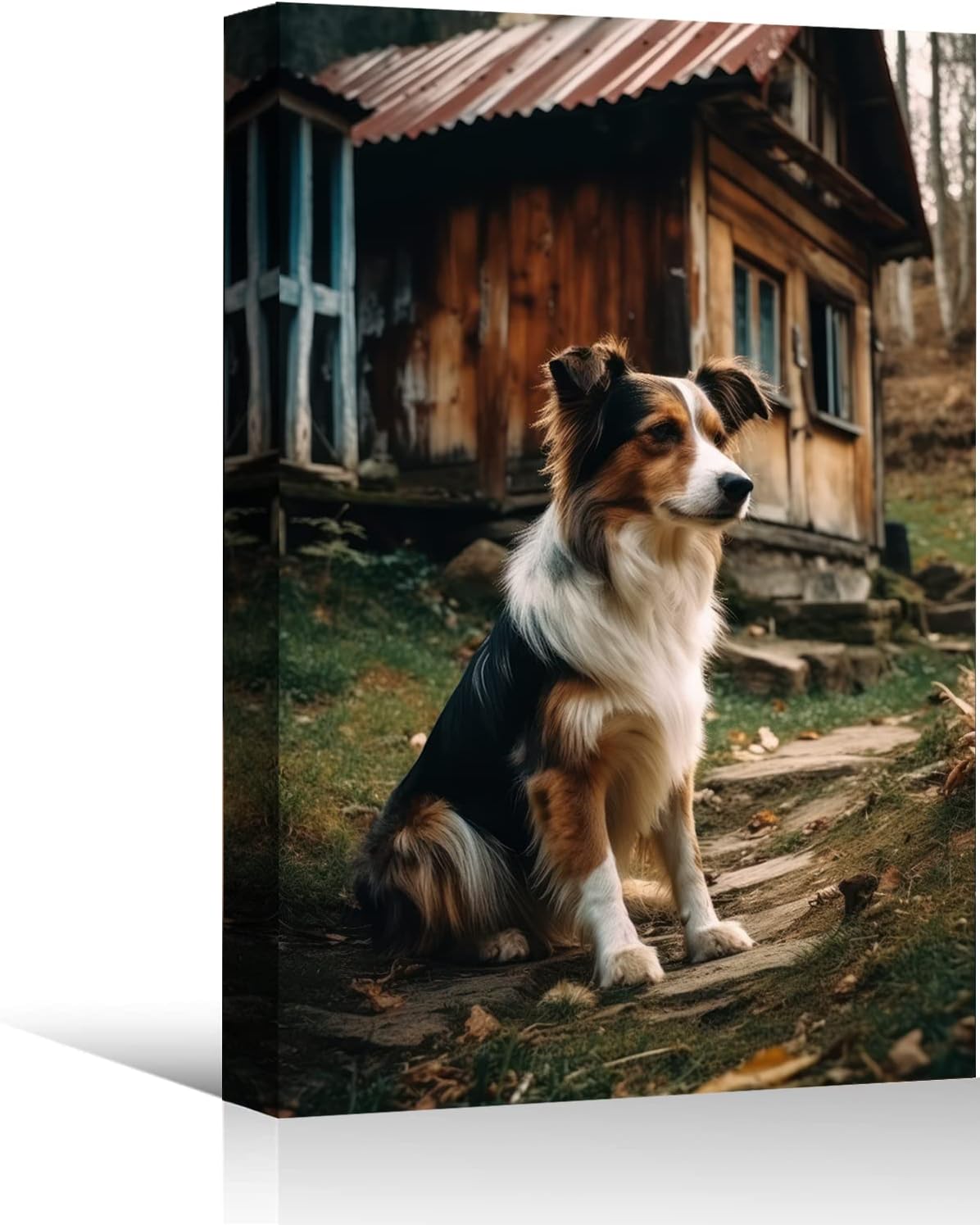 Wall Décor - Personalized Photo to Canvas Print - Canvas Prints With Your Photos on Custom Wall Art for Bedroom, Living Room, Wedding Baby Pet Family Picture Framed Wall Art (6 in x 8 in)