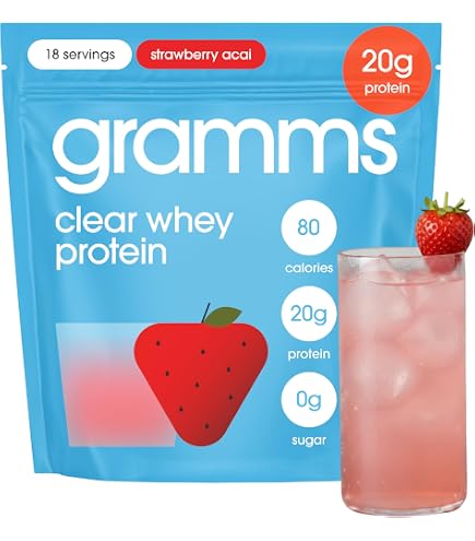 Amazon.com: GRAMMS Clear Protein Powder | 20G Whey Isolate