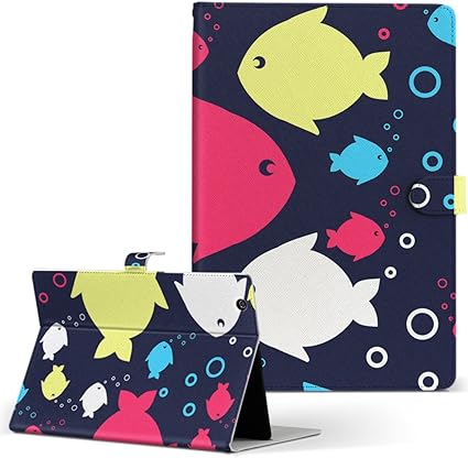 Amazon Igcase Bluedot ブルードット Bnt 791w タブレット 手帳型 タブレットケース タブレットカバー カバー レザー ケース 手帳タイプ フリップ ダイアリー 二つ折り 直接貼りつけタイプ 魚 イラスト かわいい スマコレ タブレットケース 通販