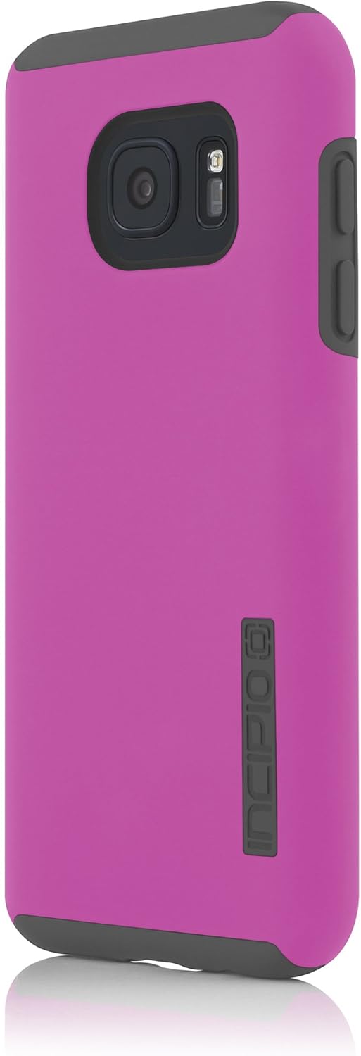 Samsung Galaxy S7 case, Incipit, Hard Shell Case with Impact-Absorbing Core Shock-Absorbing Impact-Resistant Dual-Layer Cover - Pink/Gray