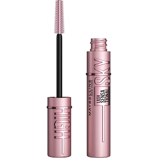 Maybelline Lash Sensational Sky High Washable Mascara Makeup, Volumizing, Lengthening, Defining, Curling, Multiplying, Builda