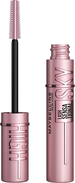 Maybelline Lash Sensational Sky High Washable Mascara Makeup, Volumizing, Lengthening, Defining, Curling, Multiplying, Builda