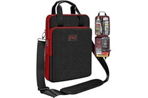 ZINZ Slim & Expandable Case 12.9 13 inch Travel Laptop Shoulder Bag for MacBook Air 13" M3/M2/M1, MacBook Pro 13" M2/M1, iPad