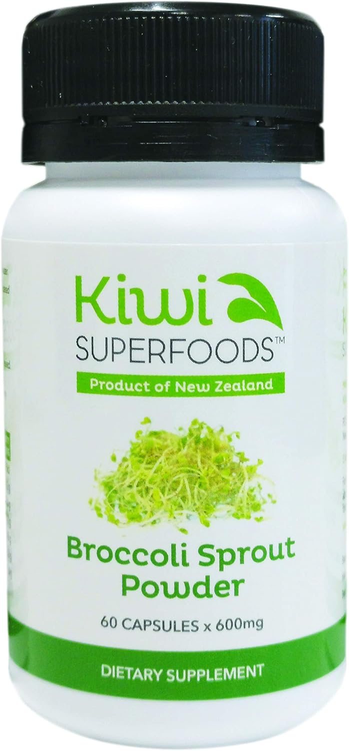 New Zealand Broccoli Sprout Powder Capsules 60 x 600mg