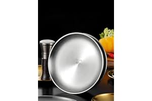 2 Pack Shallow Whisker Friendly Cat Dishes Set 6.7'', Stainless Steel Cats Bowls, Wide Metal Food Bowl, Outdoor Kitten Feedin