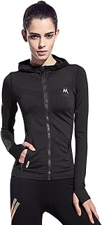 SEEU Laufjacke Damen Sport Sweatshirt voll Reißverschluss
