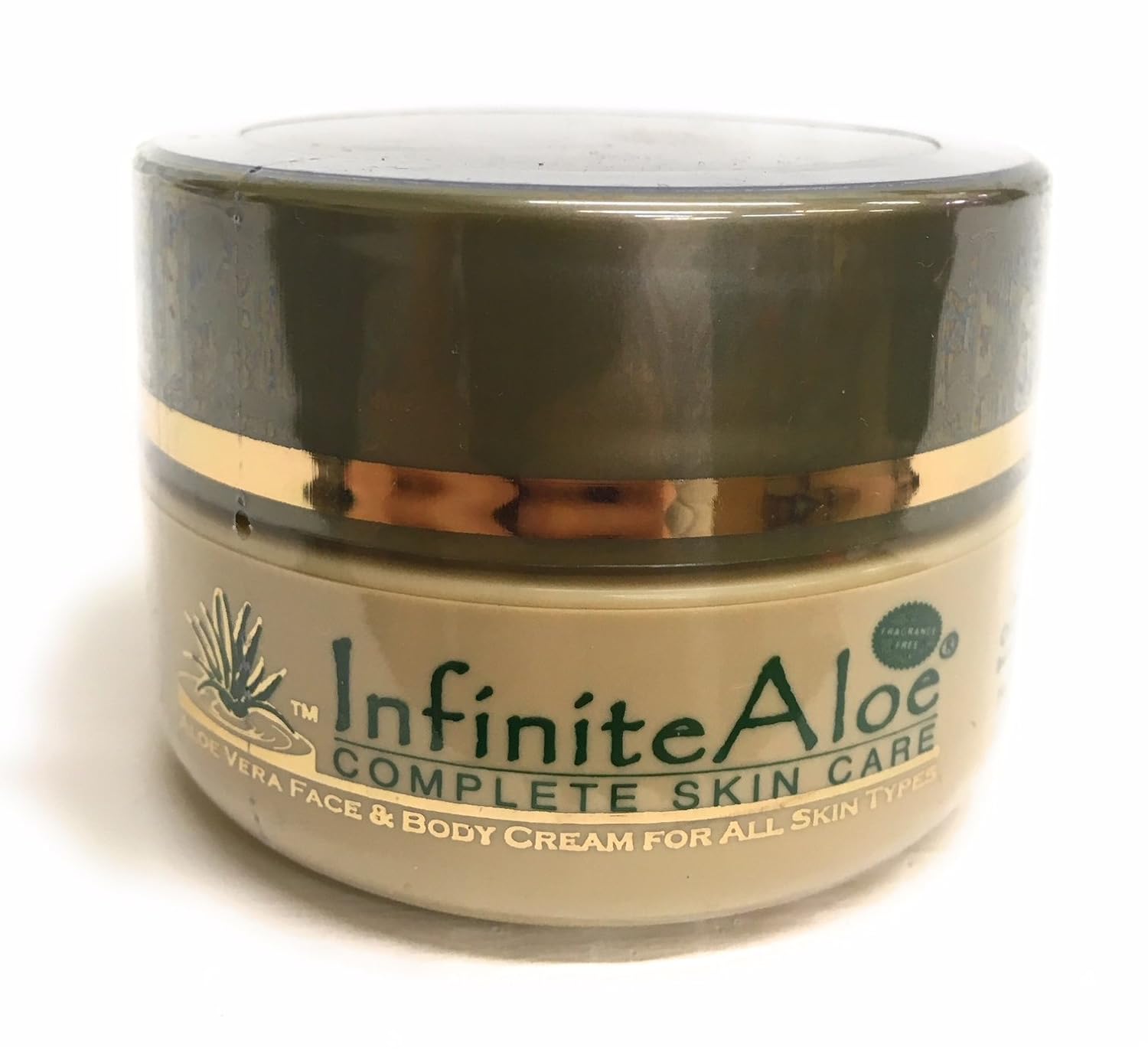 Infinite Aloe Skin Care Cream, Fragrance Free, 2oz. Jar Beauty