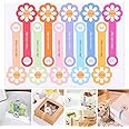 Beyonday 300pcs Handmade Lollipop Baking Stickers for Cake Box/Tins/Jars/Coffee Cups/Bottles, Long Label Flower Sealing Baker