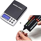 HDE Diamond Test Kit Precious Metals And Gem Tester + Digital Pocket Scale