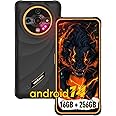 Ulefone Armor X31 Pro 5G Rugged Phone Unlocked, 16GB+256GB MTK Dimensity 6300 Android 14, 64MP+25MP Main Camera, 6050mAh, 6.56" 120Hz Corning Gorilla Screen, IP68/69K Waterproof, Widevine L1 - Orange
