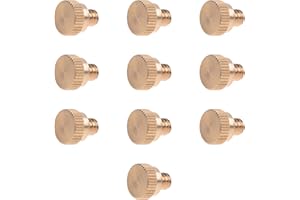 Bluecell World BCP 10PCS 10/24 Screw Thread Brass Misting Nozzle Plug for Outdoor Cooling System