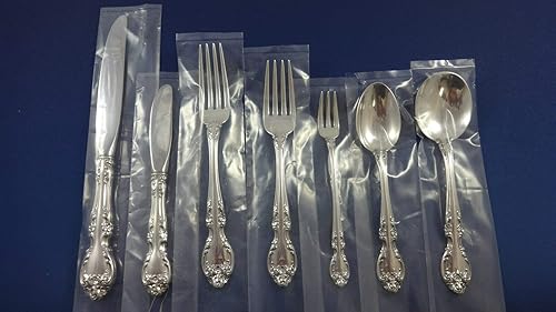 Melrose by Gorham Sterling Silver Flatware Set For 12 Service 86