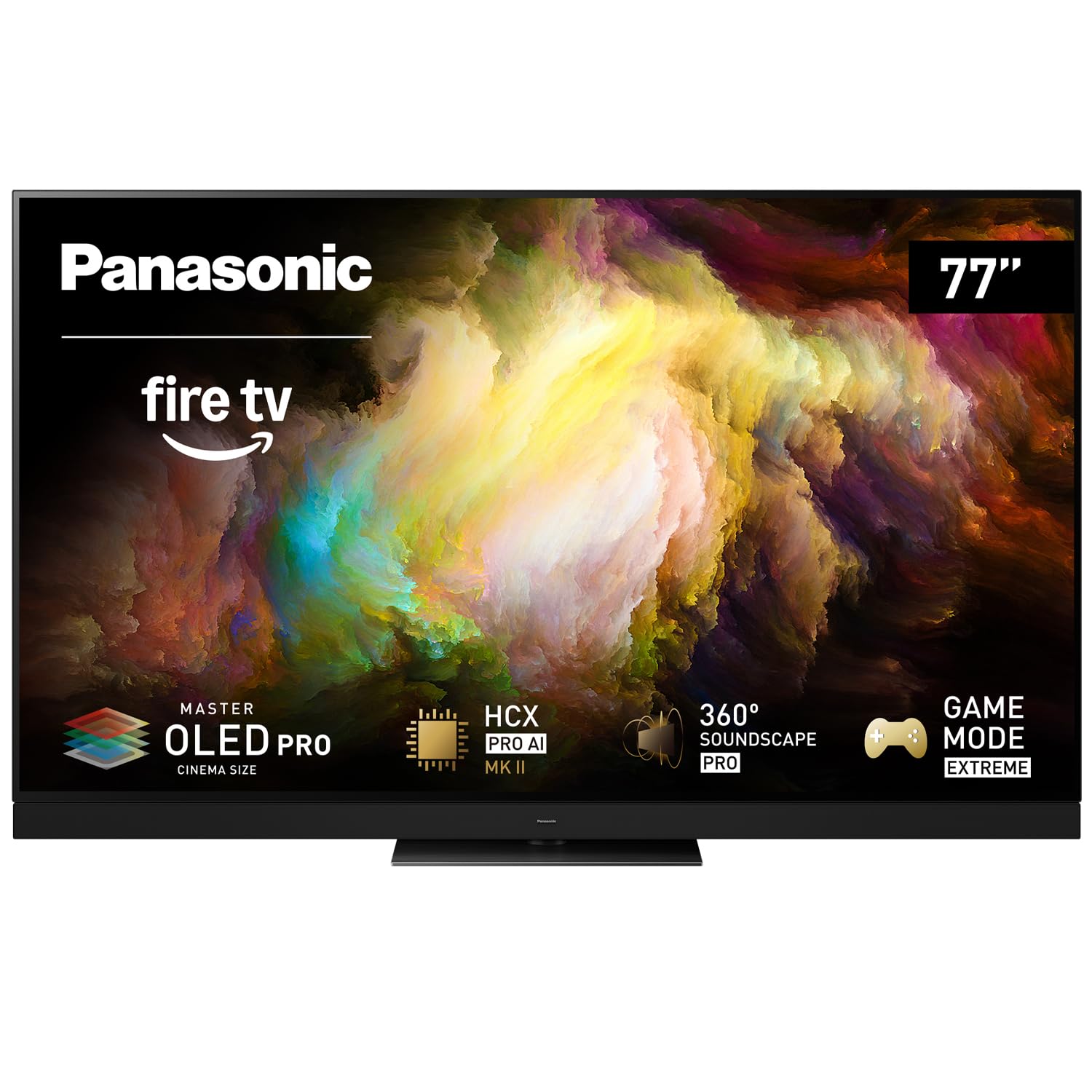 Panasonic Z8 Series (2025) 77-inch OLED 4K Ultra HD Smart Fire TV, Dolby Vision IQ, HDR10+ Adaptive, 144Hz Refresh Rate, Hands-Free Alexa 77Z8BAP