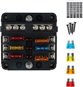 Caja de Fusibles de 6/12 Vías para Automóvil Caja Estándar ...