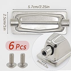 Cheerock 6pcs Double End Metal Snare Drum Lug, Bass
