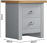 Blisswood 3 Piece Bedroom Furniture Set Grey, Wardrobe & Chest of Drawers view 8