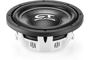 CT Sounds Hydro 10” Dual 2-Ohm 1000-Watt Shallow Mount Car Subwoofer