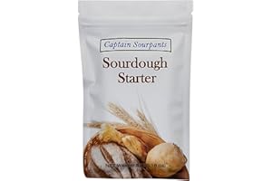 Sourdough Starter - Dehydrated Heirloom Style Sourdough Starter for Sourdough Bread, Pizza, Buns, Pancakes, Muffins | Easy to follow instructions. By Captain Sourpants