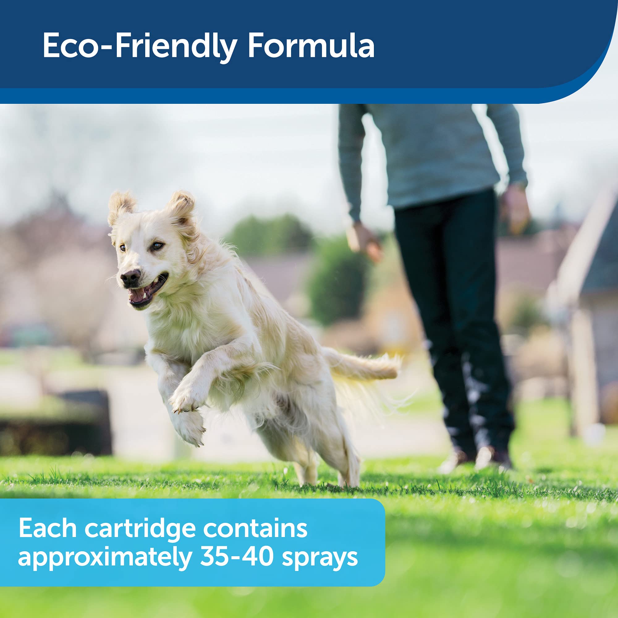 PetSafe Remote Spray Trainer, Dog Training Collar - 3 Modes: Tone, Vibration or Spray - Rechargeable and Water-Resistant includes Citronella and Unscented Spray Refills - 300 Yards (900 Feet) Range
