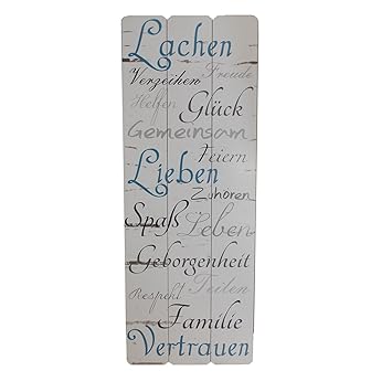 Wanddeko Familie Holz