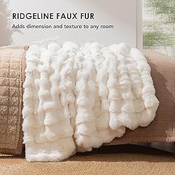 EVERGRACE Ultra Soft Luxury Fluffy Ridgeline Faux