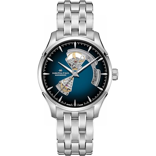 HAMILTON 腕時計 Hamilton Jazzmaster Skeleton Auto Watch Blue Dial, 40mm
