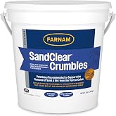 Farnam SandClear Crumbles, Psyllium Digestive Supplement, 9 Day Supply | Apple Flavor,Psyllium Digestive Health Supplement for Horses supports the removal of sand and dirt from the ventral colon