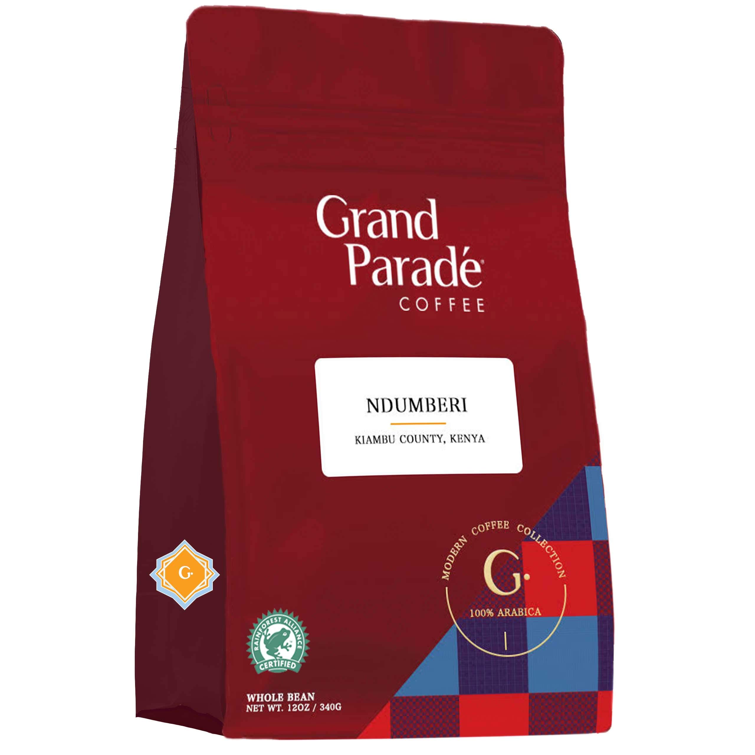 Kenya AA Whole Bean Coffee, Medium Roast, Barichu Fair Trade Certified Coffee, 12