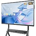 YIXZSWD Smart Board,65 Inch Interactive Whiteboard 4K Touchscreen Built in Ultra High Definition Camera Open App Ecosystem, Digital Presentation Electronic Smart WhiteBoard for Classroom Home Office