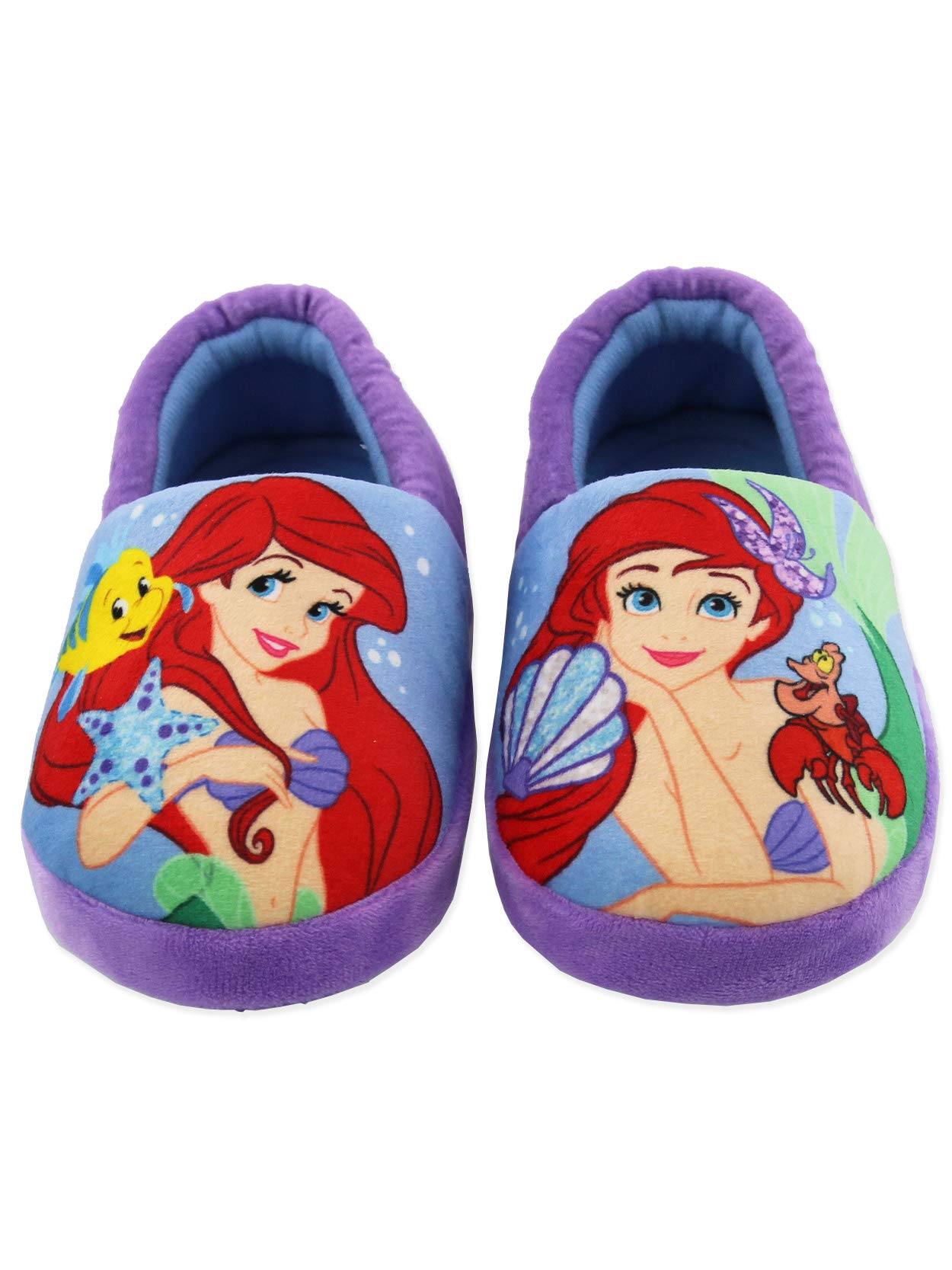 Disney Princess Girls Toddler Plush Aline Slippers