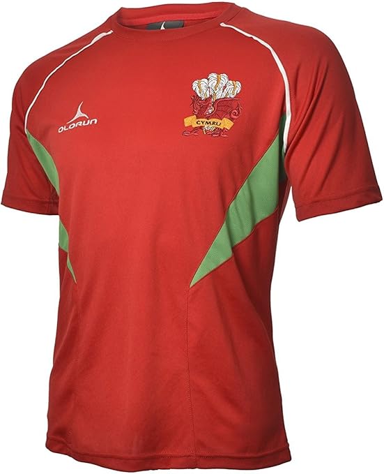 Olorun 6 Six Nations Wales Supporters Rugby TShirt SXXXL (Small
