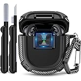 Sucure Lock Case for Bose Quietcomfort Ultra (2023) / Bose QC II (2022) Case Cover with Lock Clip & Cleaner Kit Pen, Impact Resistant Hard Shell Headphone Case with Men Women (Black)