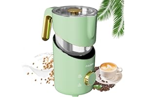 Electric Milk Frother - iTRUSOU Milk Frothers Mousseur a Lait Electrique, Milk Steamer Foam Maker, Hot Cold Milk Frother Warm